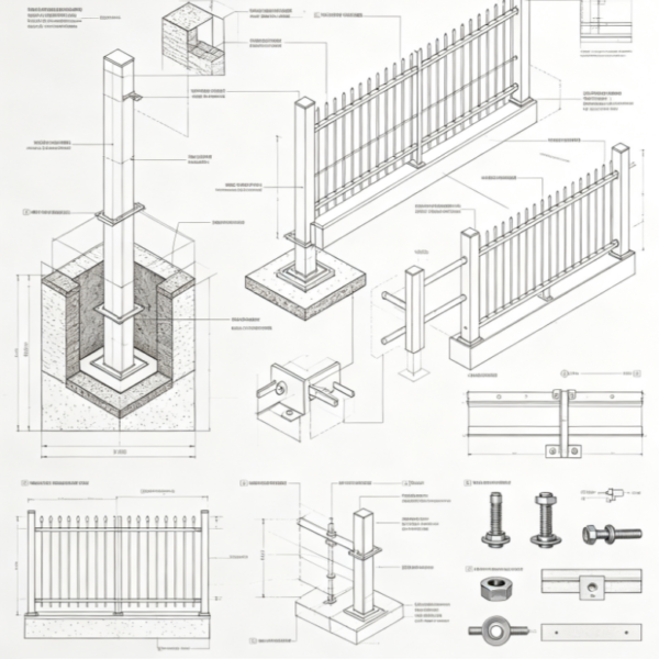 Fence Construction Detail Board