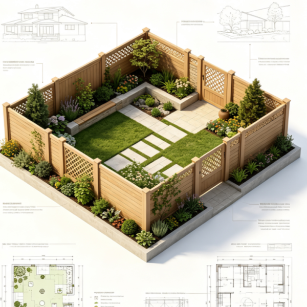 Backyard Privacy Layout