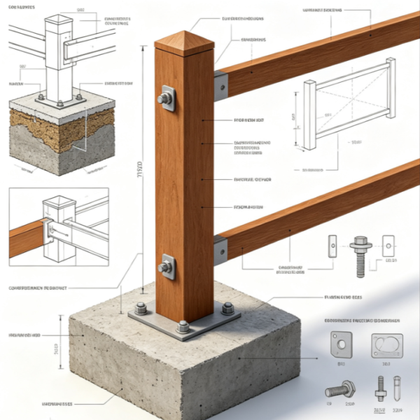 Residential Fence Engineering Detail