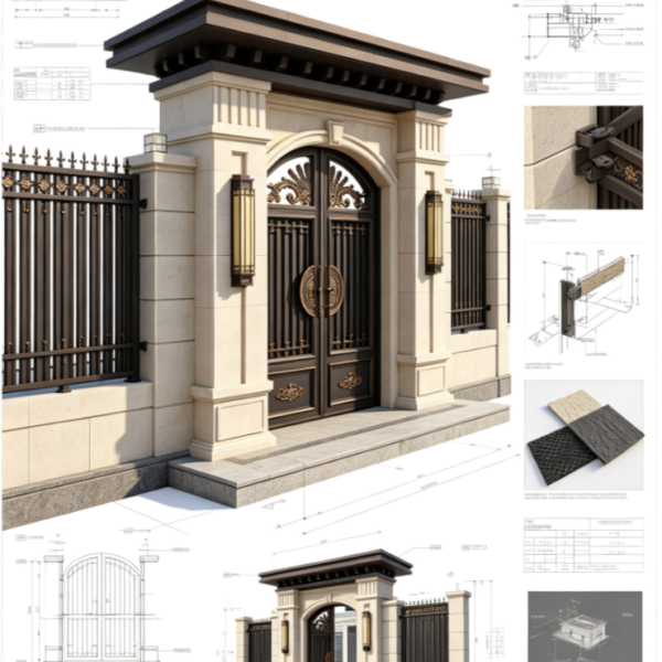 Custom Gate And Fence Installation Project