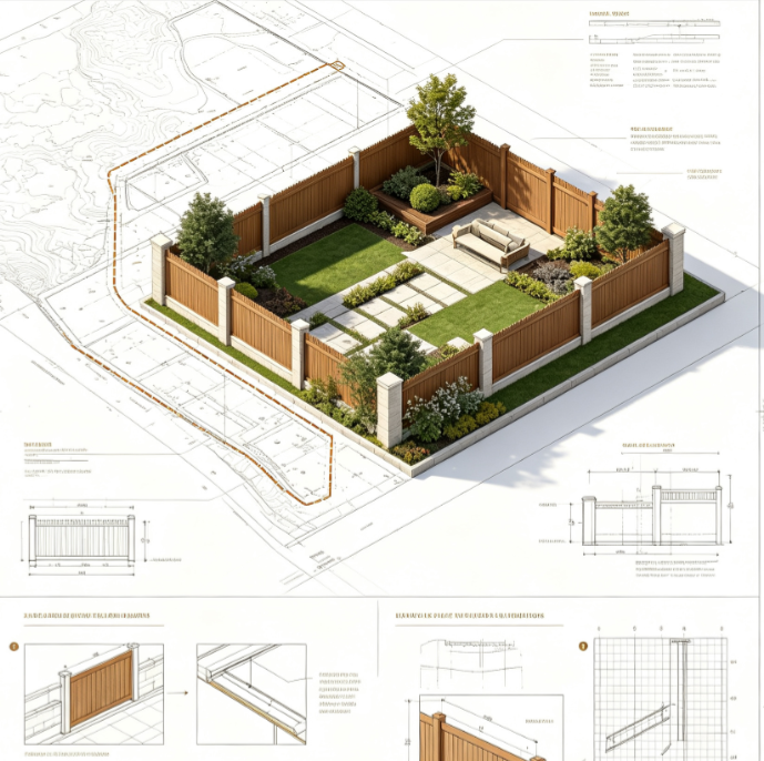 Custom Fence Layout & Planning