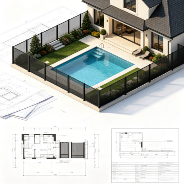Pool Safety Fence Installation