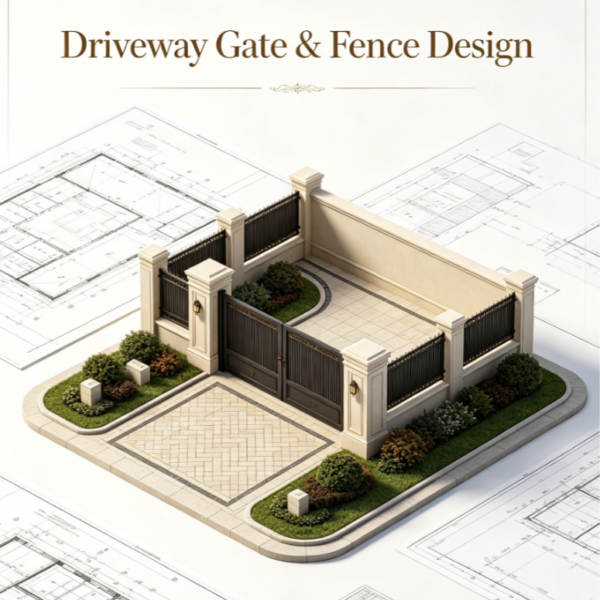 Driveway Gate & Fence Design